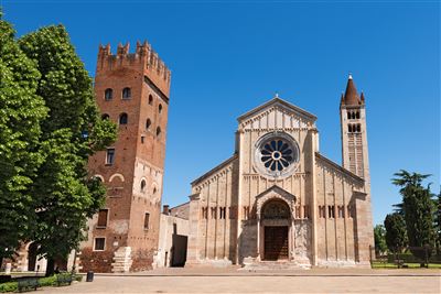 Italien Venetien Verona Basilika San Zeno